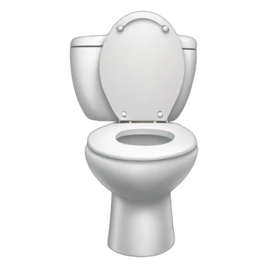 person on the toilet using a bidet sticker