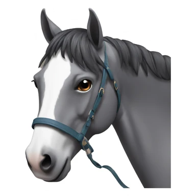 Caballo alazan con manchita en la frente sticker