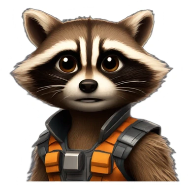 Rocket Raccoon sticker