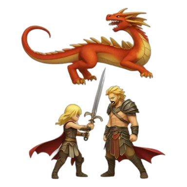 legendary dragon slayer vs gilgamesh sticker