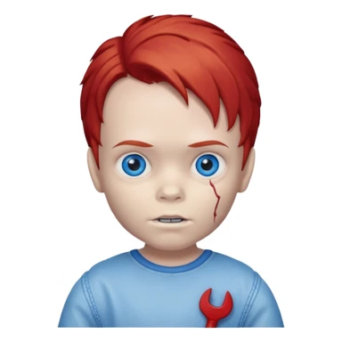 Child's Play Chuck Doll killer
 sticker