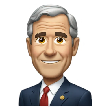 Georges W. Bush sticker