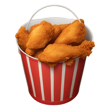 Bucket of chicken  sticker