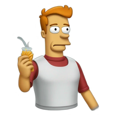 fry futurama sticker