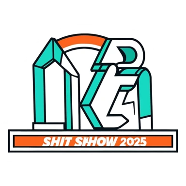 Shit Show 2025 banner sticker