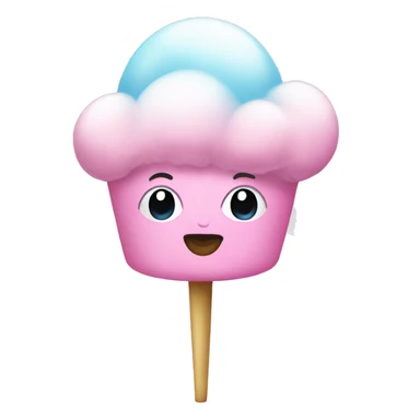 candy floss sticker