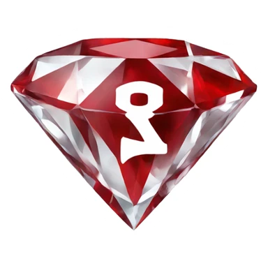 red kappa alpha psi diamond  sticker
