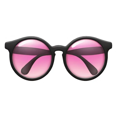 Lentes rosas sticker