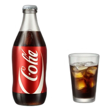 Vintage glass DIET coke sticker