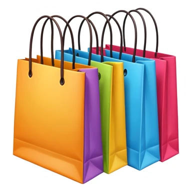 sacs de courses sticker