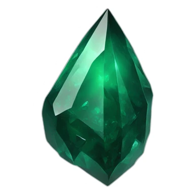 green obsidian shard sticker