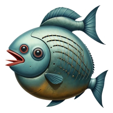 cinematic steam-punk -  hieronymus bosch phantasmagoric mutated creatures - hybrids of human, birds and fish sticker