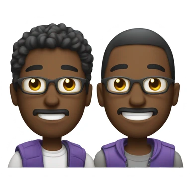 two guys play video games sticker