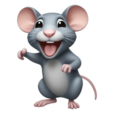 Rat being happy  sticker