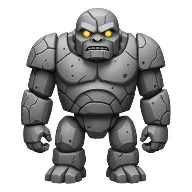 Un golem de pierre de solo leveling sticker