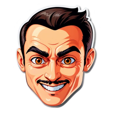 side eye with smirk sticker