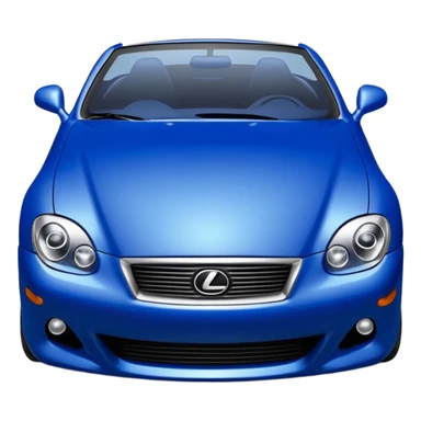 Lexus SC300 best view blue color sticker
