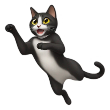 Cat dive thaï sticker