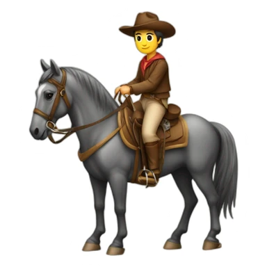 gaucho-programador-riding-horse sticker