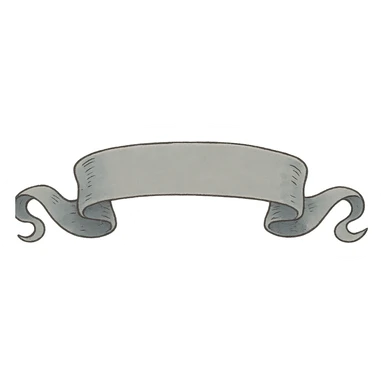 ghibli style grey ribbon sticker