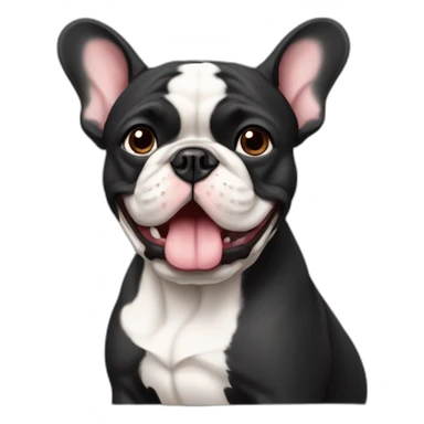 Bouledogue français noir sticker