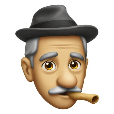big long nose pinocchio sticker
