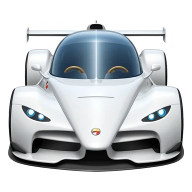 Car f1 branco sticker