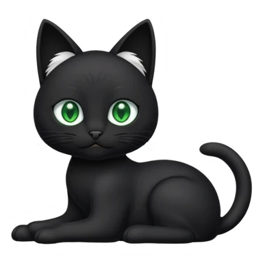 Black cat praying to white cat  sticker