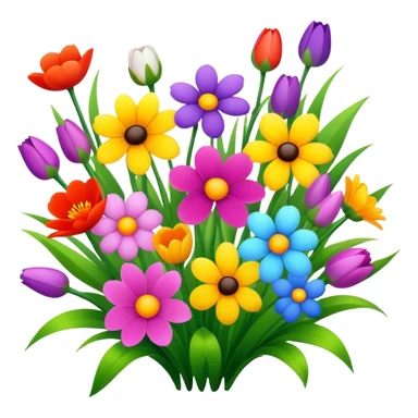 Spring flowers sticker