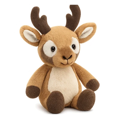 cute pronghorn antelope jellycat stuffed plushie sticker