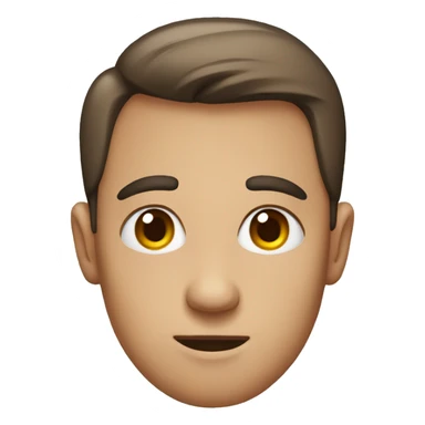 someone with a huge forehead  sticker