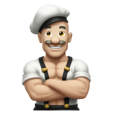 Popeye all body sticker