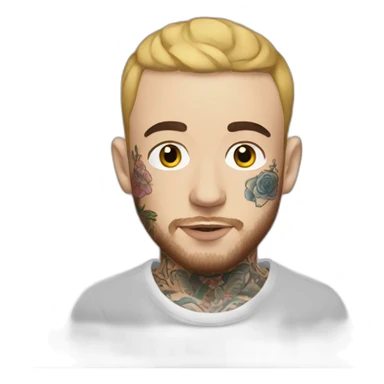 Mac miller with tattoos sticker