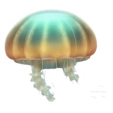Moon jellyfish  sticker