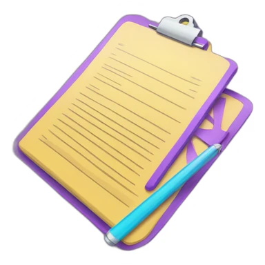 movie clipboard bright colors sticker