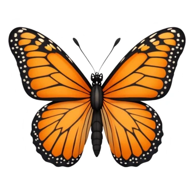 farfalla monarca sticker