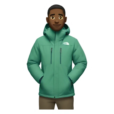 The north face sticker