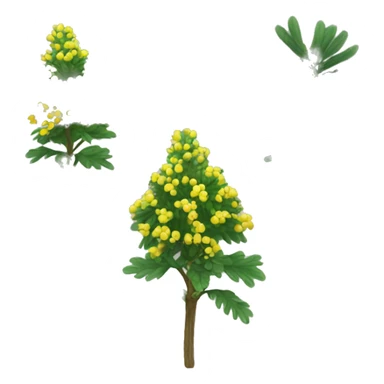 shame plant mimosa podia dormilona sticker