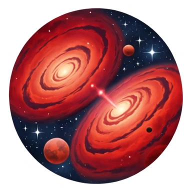 space in base red color   sticker