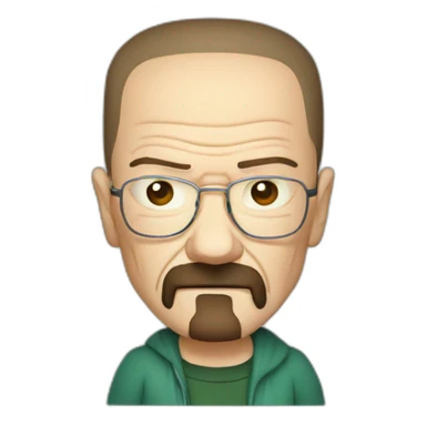 walter white kawaii sticker