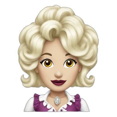 Dolly Parton halloween sticker