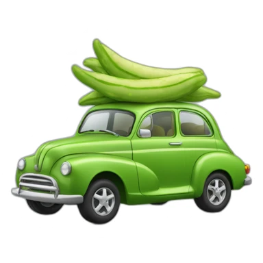 Voiture en forme de cornichon sticker