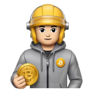 hackeur lego homme bitcoin sticker