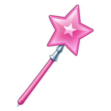 tech pink magic wand sticker