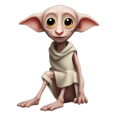 dobby with sock sticker