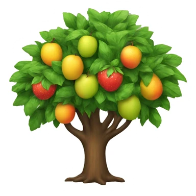 fruity tree sticker