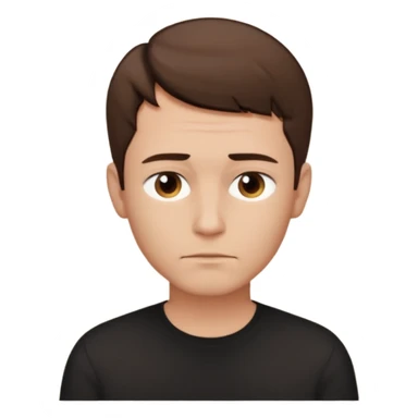 Guy with doubts sticker