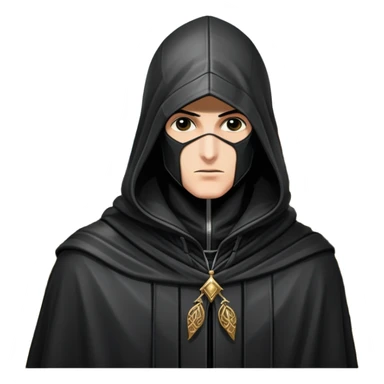 icon featuring Assasin's Creed in an iconic assassin's hood, standing tall against the backdrop of Florence. The design captures the essence of adventure, with intricate details of historical architecture and a sense of mystery. The character is poised, ready for action. transparent background. sticker