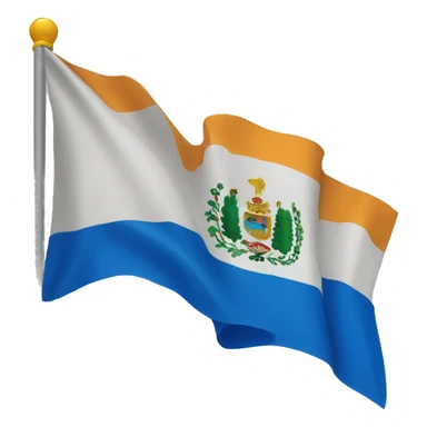 flag tecnologica azul llamativa sticker