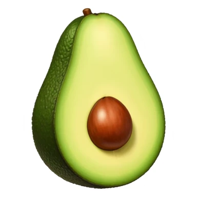 Aguacate con labios sticker